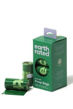 Earth Rated ER vrečke za pasje iztrebke z vonjem sivke 8 zvitkov