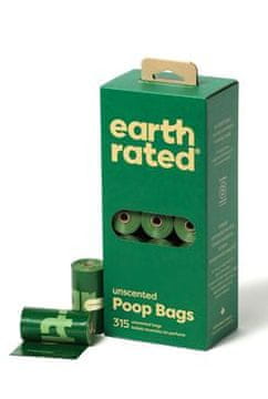 Earth Rated ER vrečke za pasje iztrebke brez vonja 21 zvitkov