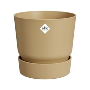 Elho Prevleka Greenville Round - zlati pesek 25 cm