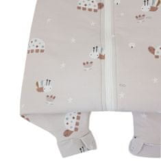EKO Spalna vreča bombažna večnamenska Bees Beige 50x75 cm, 3-12m 2,5 TOG