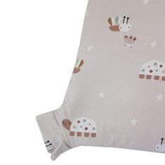 EKO Spalna vreča bombažna večnamenska Bees Beige 50x75 cm, 3-12m 2,5 TOG