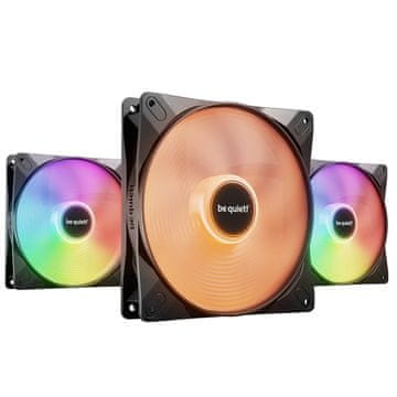 Be quiet! LIGHT WINGS LX (BL127) RGB 140mm 4-pin PWM 3x ventilator
