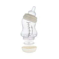 CANPOL BABIES Otroška steklenička s širokim vratom in antikolično S-obliko 200ml