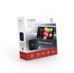 C-Tech WAC-21 Brezžični adapter, Android Auto, predvajanje v avtomobilu, USB