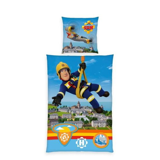 Herding Vključno s platnom Fireman Sam Cotton, 140/200, 70/90 cm