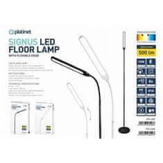 Platinet talna svetilka SIGNUS 10W 84 LED 500 lumnov, bela, višina: 150 cm