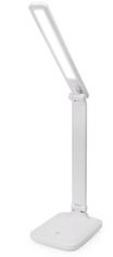 Platinet LED namizna svetilka REMUS 5W, polnilec USB, plošča na dotik, bela