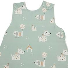 EKO Spalna vreča bombažna MEDIUM Dogs Mint 50x75 cm 2,5 TOG