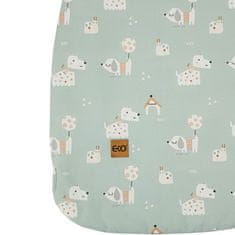 EKO Spalna vreča bombažna MEDIUM Dogs Mint 50x75 cm 2,5 TOG