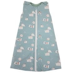 EKO Spalna vreča bombažna večnamenska Dogs Mint 50x75 cm, 3-12m 2,5 TOG