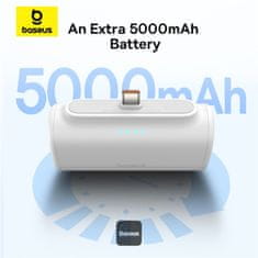 BASEUS Baseusova power banka 5000mAh 20W USB-C bela
