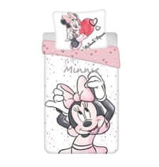 Disney JERRY FABRICS Vključeno platno Minnie White Cotton, 140/200, 70/90 cm