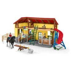 Schleich Igrača Hlev za konje z dodatki