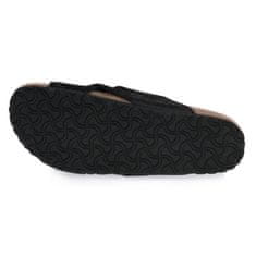 Birkenstock Japanke črna 42 EU Lugano Desert Buck Lea Calz S