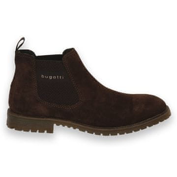 Bugatti Škornji elegantni čevlji rjava Shoes 6100 Dark Brown