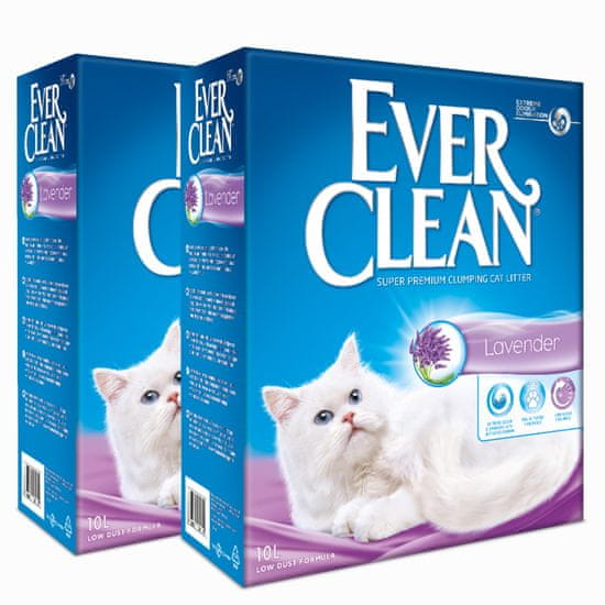Ever Clean Lavender, sivka - varčno pakiranje 2 x 10 L