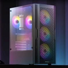 PCplus Storm i5-12400F 16GB 1TB NVMe SSD GeForce RTX 3060 12GB RGB Windows 11 Home gaming namizni računalnik
