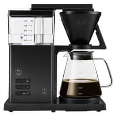 MELITTA Melitta ONE 1031-02 kompaktni kavni aparat v črni barvi za 10 skodelic, z avtonomno izklopom in ohranjanjem toplote.