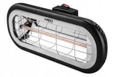 NEO Tools Električni sevalni grelnik NEO TOOLS 90-032, 2000 W, IP65, za notranjo in zunanjo uporabo, črn, fleksibilna namestitev