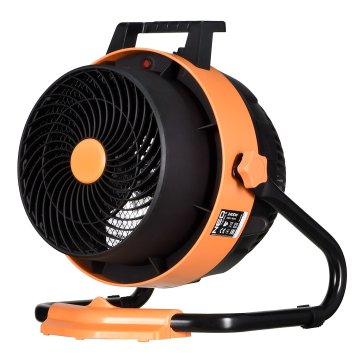NEO Tools NEO TOOLS 90-070 2v1 električni grelnik prostora in ventilator, 2400 W, črn/oranžen, prostor za toplo atmosfero