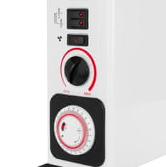 N'OVEEN Elektro konvektor CH-6000 z turbo ventilatorjem, 2000 W, časovnik do 24 h, montaža na tla/steno, notranje ogrevanje