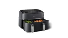 Philips Philips 3000 serija Dvojna Košara Airfryer – Zdravo in hitro kuhanje za 6 oseb, 2750 W, 9 L, 8 prednastavljenih programov