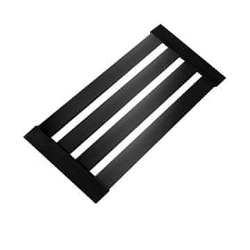 PYRAMIS Podstavek za kapljanje FOLDING STEEL MAT ČRNA IZDAJA - Elegantna zasnova, iz nerjavnega jekla, kompaktne dimenzije.