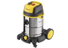 Stanley Sesalnik Stanley SXVC30XTDE – moč 1600 W, črno-rumena barva, mokro in suho čiščenje, 5 m kabel, 19 kPa sesalna moč