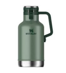Stanley STANLEY CLASSIC GROWLER 1.9L - Zelena steklenica za pivo s vakuumom, dvojno izolacijo in ergonomskim ročajem