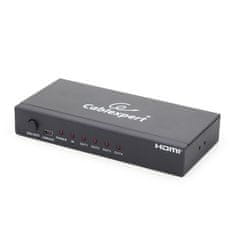Gembird Gembird DSP-4PH4-02 HDMI razdelilnik, 4x HDMI izhod, 3D podpora, 225 MHz, črn, idealen za dom in pisarno