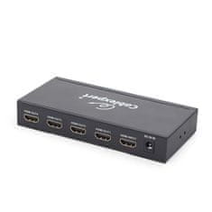 Gembird Gembird DSP-4PH4-02 HDMI razdelilnik, 4x HDMI izhod, 3D podpora, 225 MHz, črn, idealen za dom in pisarno