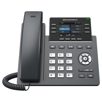 Grandstream GRP2613W Telefon SIP, 2,8-palčni zaslon TFT, 4 računi SIP, 6 programabilnih razširitev, 2xGigabit PoE, WiFi