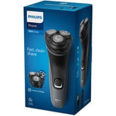 Philips Philips brivnik 1000 Series S1142/00 - električni brivnik z mokrim in suhim britjem, vodoodporen, ergonomičen in z dolgo življenjsko dobo.