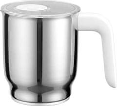 slomart Avtomatski penilnik mleka Zwilling Enfinigy v srebrni barvi - popolna rešitev za kremaste cappuccine in latte umetnost.