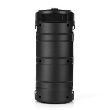 slomart PARTYBOX KEG BT MT3165 V2.0 prenosni Bluetooth zvočnik s 40W, LED zaslonom, FM radiem in daljinskim upravljalnikom