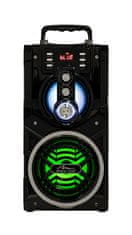 slomart Media-Tech PARTYBOX BT MT3150 prenosni stereo zvočnik, črn, 18 W RMS, Bluetooth, FM radio, USB polnjenje, daljinski upravljalnik