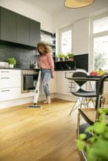 slomart Parni mop Kärcher SC 3 UPRIGHT, 0,5 L, 1600 W, črno-beli, hitro ogrevanje, odstranljiv rezervoar, idealen za čiščenje tal