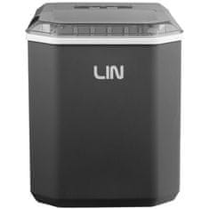 slomart LIN ICE-G9 prenosna naprava za proizvodnjo ledenih kock, 15 kg/24h, siva, LED zaslon, 2 velikosti, 12 min priprave