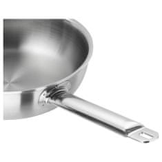 slomart Ponev ZWILLING Pro univerzalna okrogla, 28 cm, nerjaveče jeklo, primerna za vse vrste štedilnikov, enostavna za čiščenje