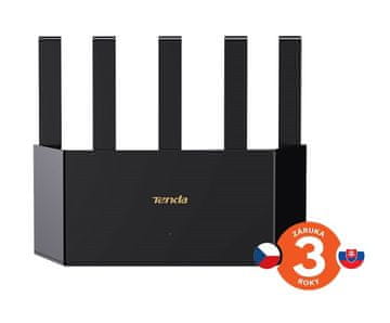 Tenda TE3L BE3600 WiFi 7 Mesh Router, 3570 Mb/s, 3x GWAN / GLAN, IPv6, VPN, WPA3, Wi-Fi+, CZ app