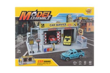 Komplet za servisiranje avtomobila + kovinski avtomobil