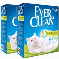 Ever Clean SPRING GARDEN pesek za mačke, svež cvetni vonj - varčno pakiranje 2 x 10L