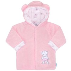 NEW BABY Zimski plašč Nice Bear pink - 86 (12-18m)