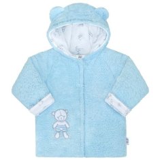 NEW BABY Zimski plašč Nice Bear blue - 80 (9-12m)