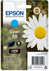 Epson Singlepack Cyan 18 Claria Home črnilo C13T18024012