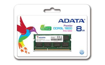 A-Data Premier 8GB DDR3L 1600MT/s / SO-DIMM / CL11 / 1,35 V