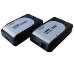 PremiumCord podaljšek HDMI do 60 m prek 2x Cat5e