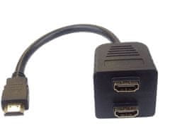 PremiumCord Adapter HDMI split M - 2x F konektorji