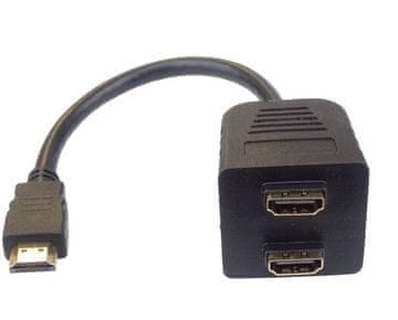 PremiumCord Adapter HDMI split M - 2x F konektorji