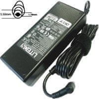 oem AC adapter 90W, 19V × 4,73A, 1,7 × 5,5 modra za ntb 3-pin in/ 2-pin out, črna za ntb brez kabla